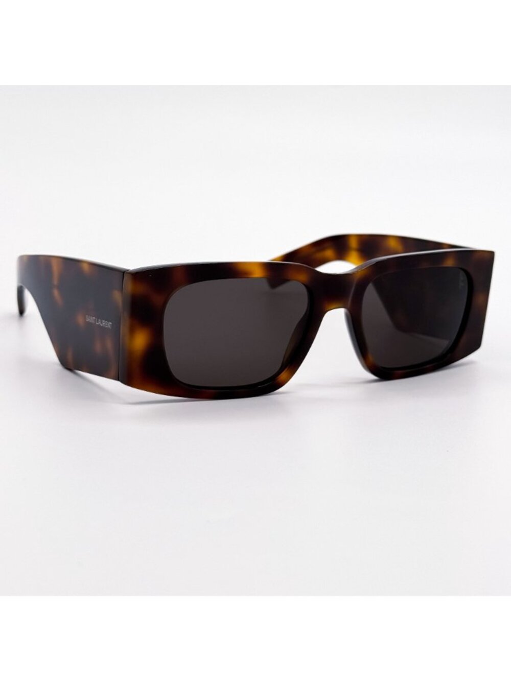 NEW SAINT LAURENT SUNGLASSES SL654 003 WOMEN SQUARE HAVANA/GRAY EYEWEAR - Picture 8 of 14